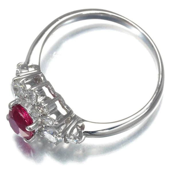 TASAKI RING RUBY DIAMOND CLASSIC 900 PLATINUM - 4