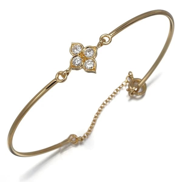CARTIER BRACELET DIAMOND HINDU BANGLE 18K: Cartier Bracelet Diamond Hindu Bangle 18K Brand: Cartier Type: Bracelet Material: 18K / 750 / Yellow Gold, Main Stone/Creation Natural Color: YEllow Gold Size: Inner circumference: 17cm Design width: 