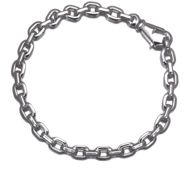 CARTIER BRACELET MEPLAT CHAIN 18K 750 WHITE GOLD: Cartier Bracelet Meplat Chain 18K 750 White Gold Brand: Cartier Type: Bracelet Material: 18K / 750 / White Gold, Color: white gold Size: Inner circumference: 16.5cm Bracelet Width: 5.3mm Accessori