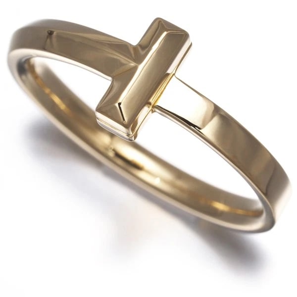 TIFFANY&CO. RING 18K 750 YELLOW GOLD: Tiffany&Co. Ring 18K 750 Yellow Gold Brand: Tiffany & Co. Type: Ring Material: 18K /750 Yellow Gold, Color: YEllow Gold Size: US 7 Accessories: None Accessories Notice: When purchasing pre