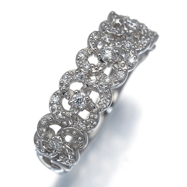 VENDOME RING DIAMOND 950 PLATINUM - 2