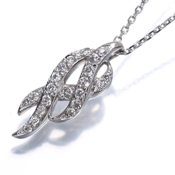 VENDOME NECKLACE DIAMOND950 850 PLATINUM: VENDOME Necklace Diamond950 850 Platinum Brand: VENDOME Type: Necklace Material: 950 / 850 / Platinum, Main Stone/Creation Natural Color: Silver Size: Necklace length: 36 / 40cm Pendant size: 18.3 x 6