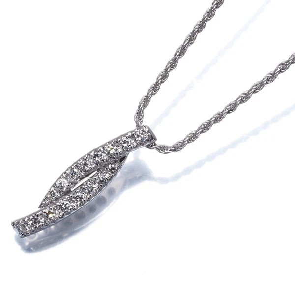 DAMIANI NECKLACE DIAMOND 18K 750 WHITE GOLD: DAMIANI Necklace Diamond 18K 750 White Gold Brand: DAMIANI Type: Necklace Material: 18K / 750 / White Gold, Main Stone/Creation Natural Color: white gold Size: Necklace length: 44cm Pendant size: 22.2