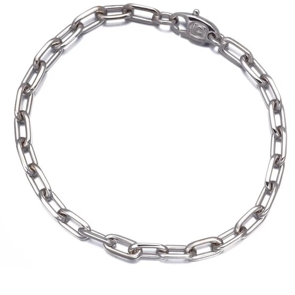 CARTIER BRACELET SPARTACUS CHAIN 18K 750 WHITE GOLD: Cartier Bracelet Spartacus Chain 18K 750 White Gold Brand: Cartier Type: Bracelet Material: 18K / 750 / White Gold, Color: white gold Size: Inner circumference: 17cm Bracelet Width: 4.7mm Accessor