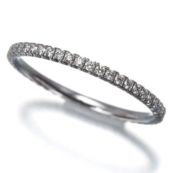 CARTIER RING DIAMOND ETINCELLE DE CARTIER FULL ETERNITY: Cartier Ring Diamond Etincelle de Cartier Full Eternity Brand: Cartier Type: Ring Material: 18K WG, Main Stone/Creation Natural Color: white gold Size: US 6 - 6.25 Accessories: None Access