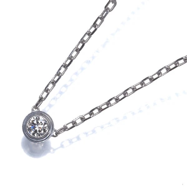 CARTIER NECKLACE DIAMOND D'AMOUR SM 18K: Cartier Necklace Diamond d'Amour SM 18K Brand: Cartier Type: Necklace Material: 18K WG/14K WG, Main Stone/Creation Natural Color: white gold Size: Necklace length: 38 / 40cm Pendant size: Diameter 4.5
