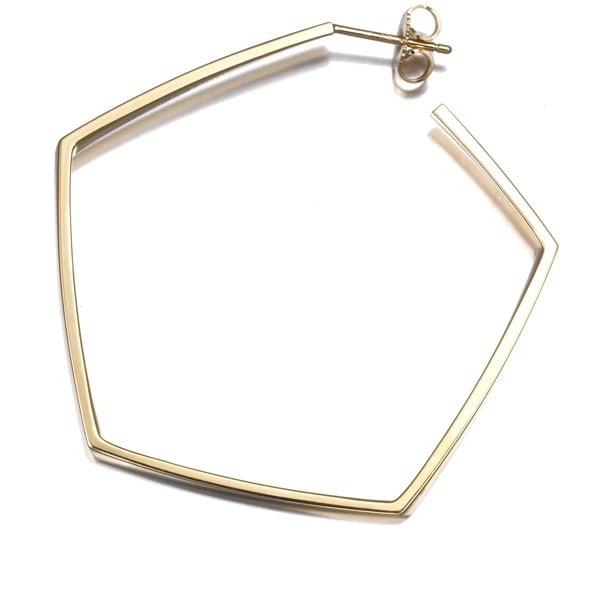 TIFFANY&CO. SINGLE EARRING FRANK GEHRY HOOP 18K: Tiffany&Co. Single Earring Frank Gehry Hoop 18K Brand: Tiffany & Co. Type: Single Earring Material: 18K / 750 / Yellow Gold, Color: YEllow Gold Size: Design size: length 44.7 x width 44.4 x thickness 