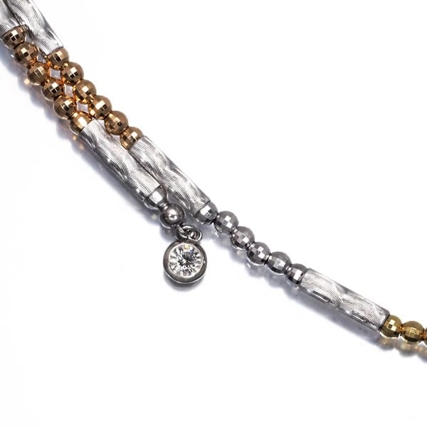 DIAMOND 3COLOR FITS ALL NECKLACE BRACELET: Diamond 3color Fits All Necklace Bracelet Brand: Unbranded Type: Necklace Material: 18K / 750 / Yellow Gold 18K / 750 / Rose Gold 850 / Platinum, Main Stone/Creation Natural Color: YG,RG, Silver Size: