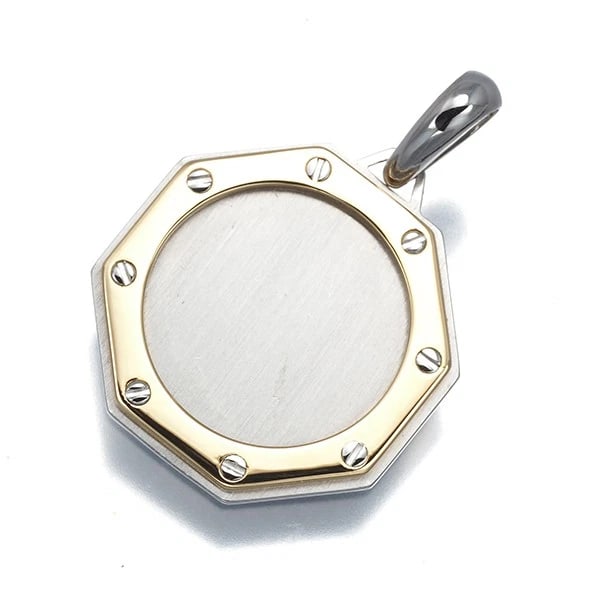 CARTIER PENDANT SANTOS 100 18K 750 YELLOW GOLD: Cartier Pendant Santos 100 18K 750 Yellow Gold Brand: Cartier Type: Pendant Material: 18K / 750 / Yellow Gold STEEL / Stainless Steel, Color: YEllow Gold Size: Design size: 19.0 x 19.0mm Total length