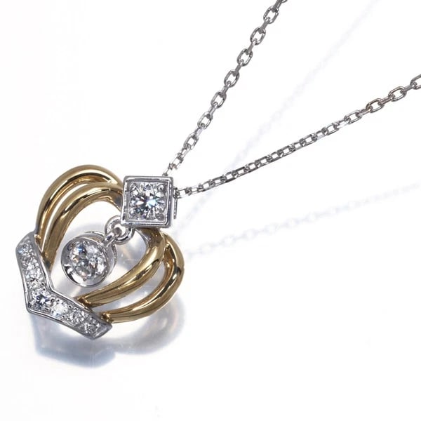 MONNICKENDAM NECKLACE DIAMONDBICOLOR CROWN: MONNICKENDAM Necklace DiamondBicolor Crown Brand: MONNICKENDAM Type: Necklace Material: 18K / 750 / Yellow Gold 18K / 750 / White Gold, Main Stone/Creation NATURAL Color: YG,WG Size: Necklace length: 