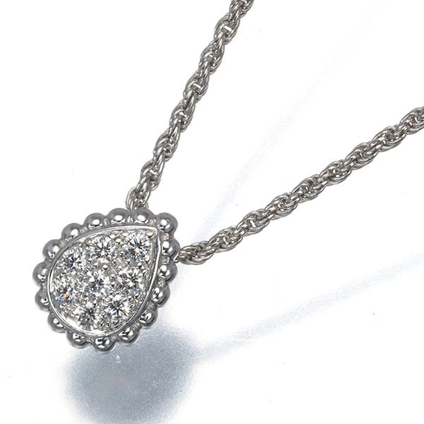 BOUCHERON NECKLACE DIAMOND SERPENT BOHEME: Boucheron Necklace Diamond Serpent Boheme Brand: BOUCHERON Type: Necklace Material: 18K / 750 / White Gold, Main Stone/Creation NATURAL Color: white gold Size: Necklace length: 39 / 43 / 45cm Pendant 