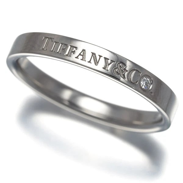 TIFFANY&CO. RING DIAMOND 950 PLATINUM: Tiffany&Co. Ring Diamond 950 Platinum Brand: Tiffany & Co. Type: Ring Material: 950 / Platinum, Main Stone/Creation NATURAL Color: Silver Size: US 8.5 Accessories: None Accessories Notice: When