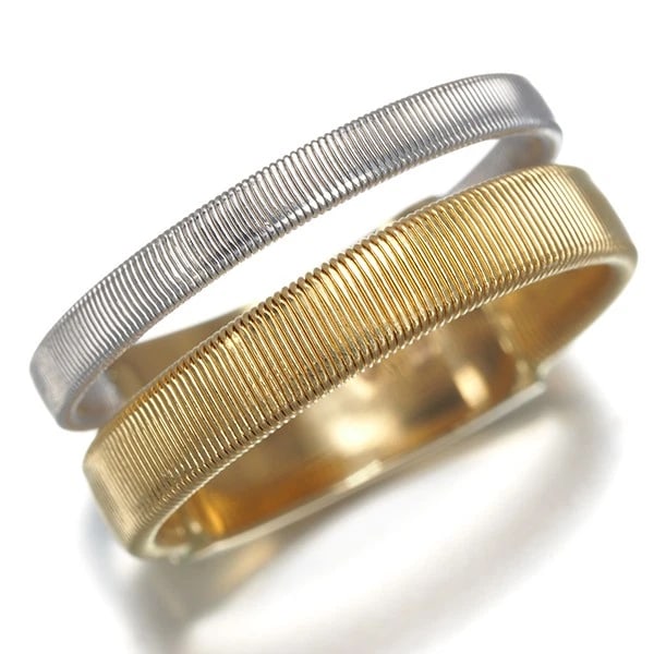 MARCO BICEGO RING MASAI BICOLOR18K 750 YELLOW WHITE GOLD: MARCO BICEGO Ring Masai Bicolor18K 750 Yellow White Gold Brand: marco bicego Type: Ring Material: 18K / 750 / Yellow Gold 18K / 750 / White Gold, Color: YG.WG Size: US 6.75 - 7 Accessories: None <