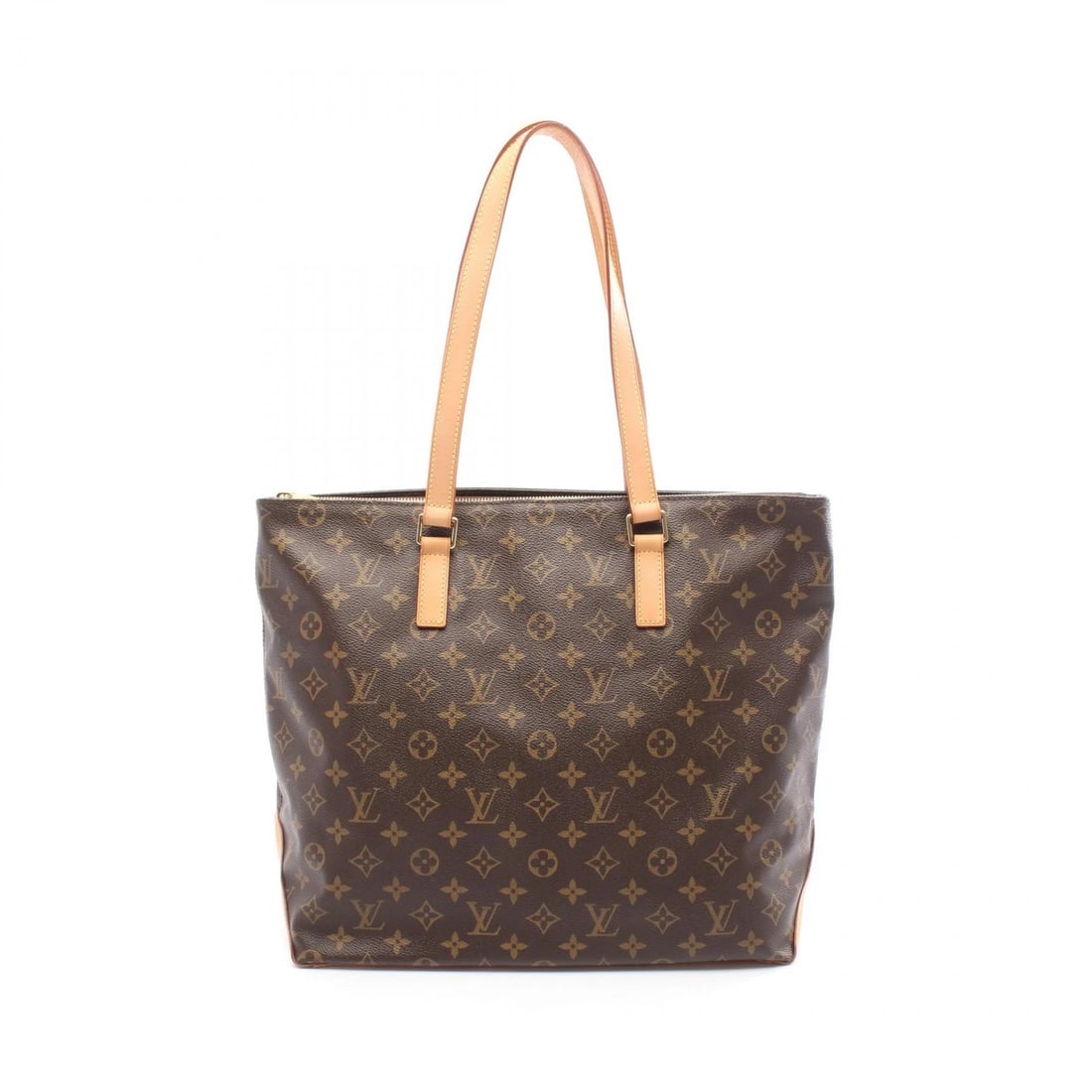 LOUIS VUITTON CABAS MEZZO TOTE SHOULDER BAG: LOUIS VUITTON Cabas Mezzo Tote shoulder Bag Brand: LOUIS VUITTON Type: Tote Bag Material: Monogram × PVC coated canvas × leather Color: Brown??ish colors Size: H:32cm x W:35cm x D:16cm (H:12.6" x W: