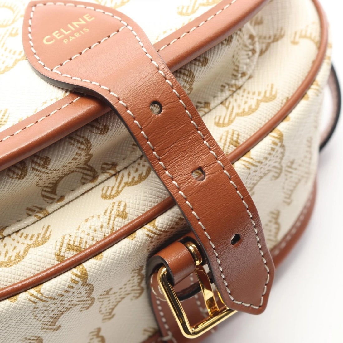 CELINE FOLCO MEDIUM TRIOMPHE SHOULDER BAG - 4