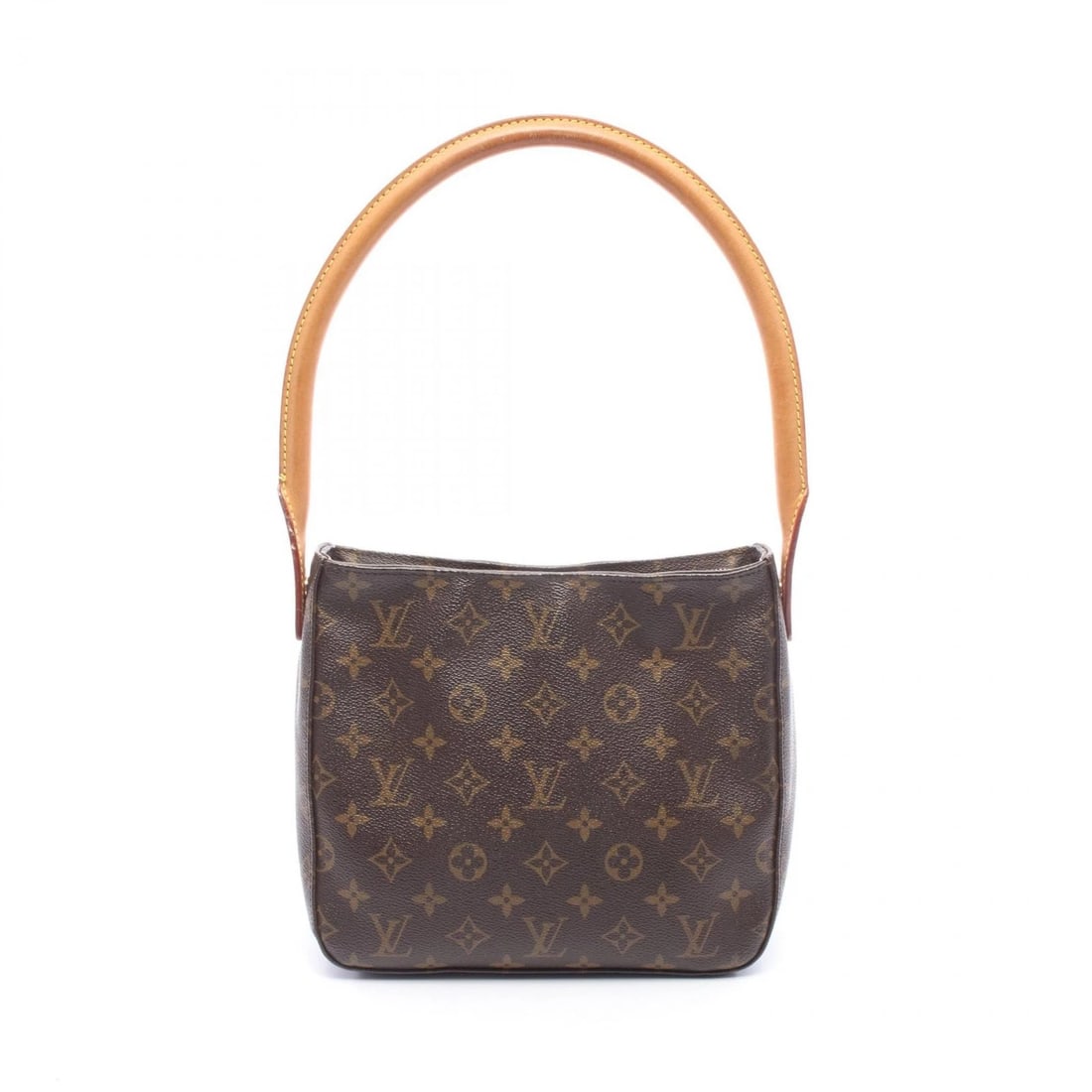 LOUIS VUITTON LOOPING MM SHOULDER BAG: LOUIS VUITTON Looping MM Shoulder Bag Brand: LOUIS VUITTON Type: Shoulder Bag Material: Monogram × PVC coated canvas × leather Color: Brown??ish colors Size: H:21cm x W:24cm x D:10cm (H:8.3" x W:9.4