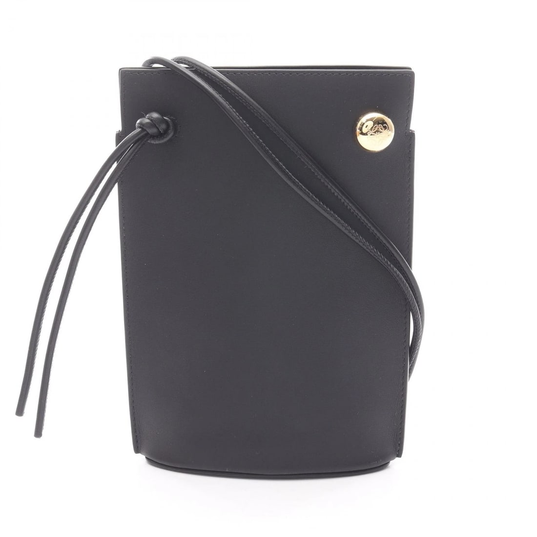 LOEWE PEBBLE DICE POCKET POUCH SHOULDER BAG: LOEWE Pebble Dice Pocket Pouch Shoulder Bag Brand: LOEWE Type: Shoulder Bag Material: leather Color: Black??ish colors Size: H:20cm x W:14cm x D:4.5cm (H:7.9" x W:5.5" x D:1.8") Accessories: None