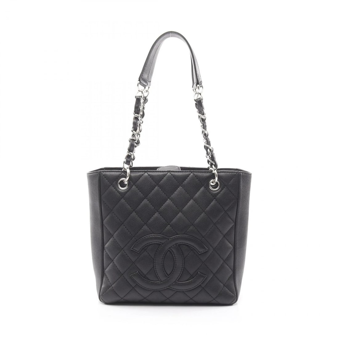 CHANEL MATELASSE PST TOTE SHOULDER BAG: CHANEL Matelasse PST Tote shoulder Bag Brand: CHANEL Type: Tote Bag Material: leather × Calfskin (cowhide) Color: Black??ish colors Size: H:24cm x W:24cm x D:8cm (H:9.4" x W:9.4" x D:3.1") Accesso