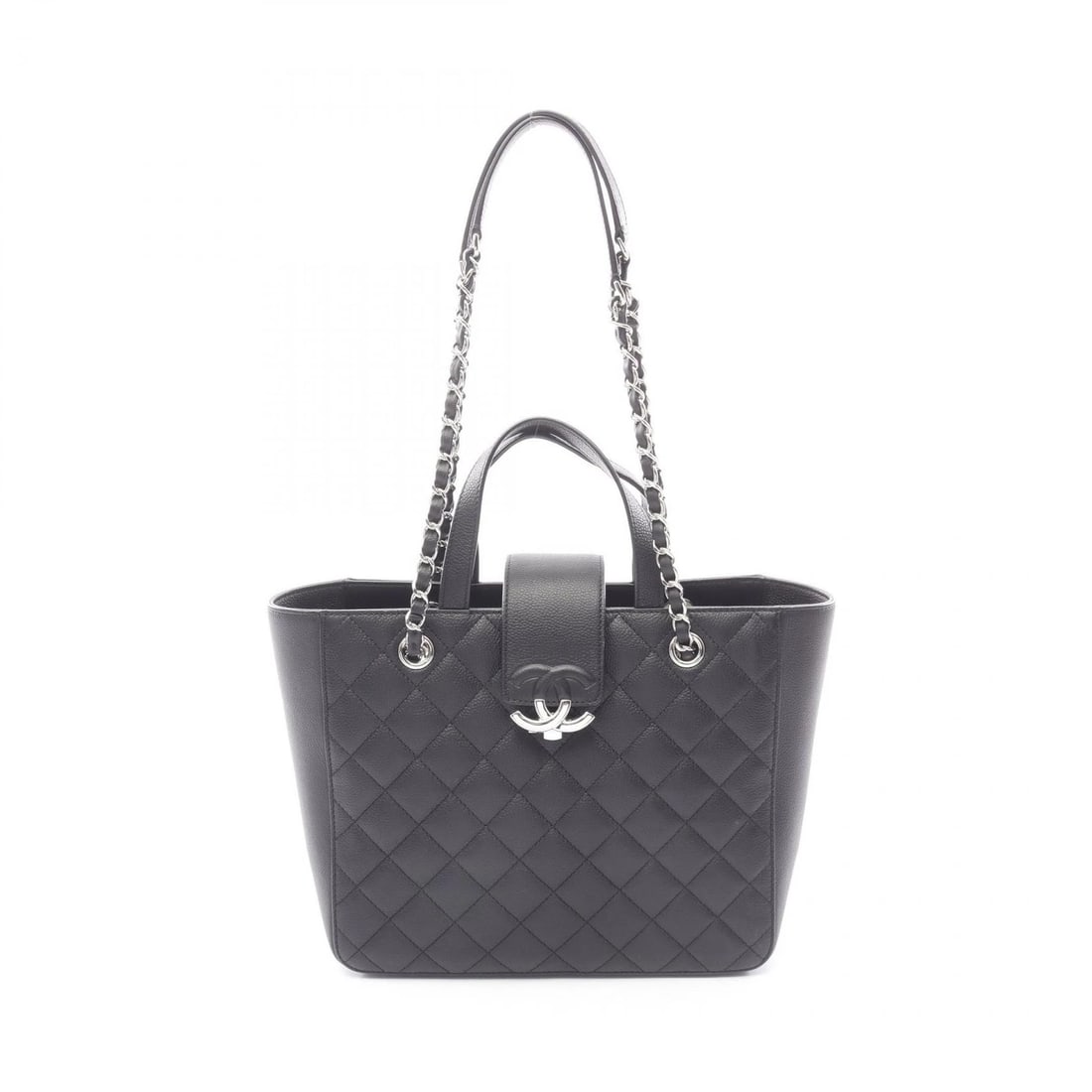 CHANEL MATELASSE HALF COCO 2WAY CHAIN SHOULDER BAG: CHANEL Matelasse Half Coco 2WAY Chain Shoulder Bag Brand: CHANEL Type: Shoulder Bag Material: Calfskin (cowhide) Color: Black??ish colors Size: H:23cm x W:37cm x D:11.5cm (H:9.1" x W:14.6" x D:4.5") H