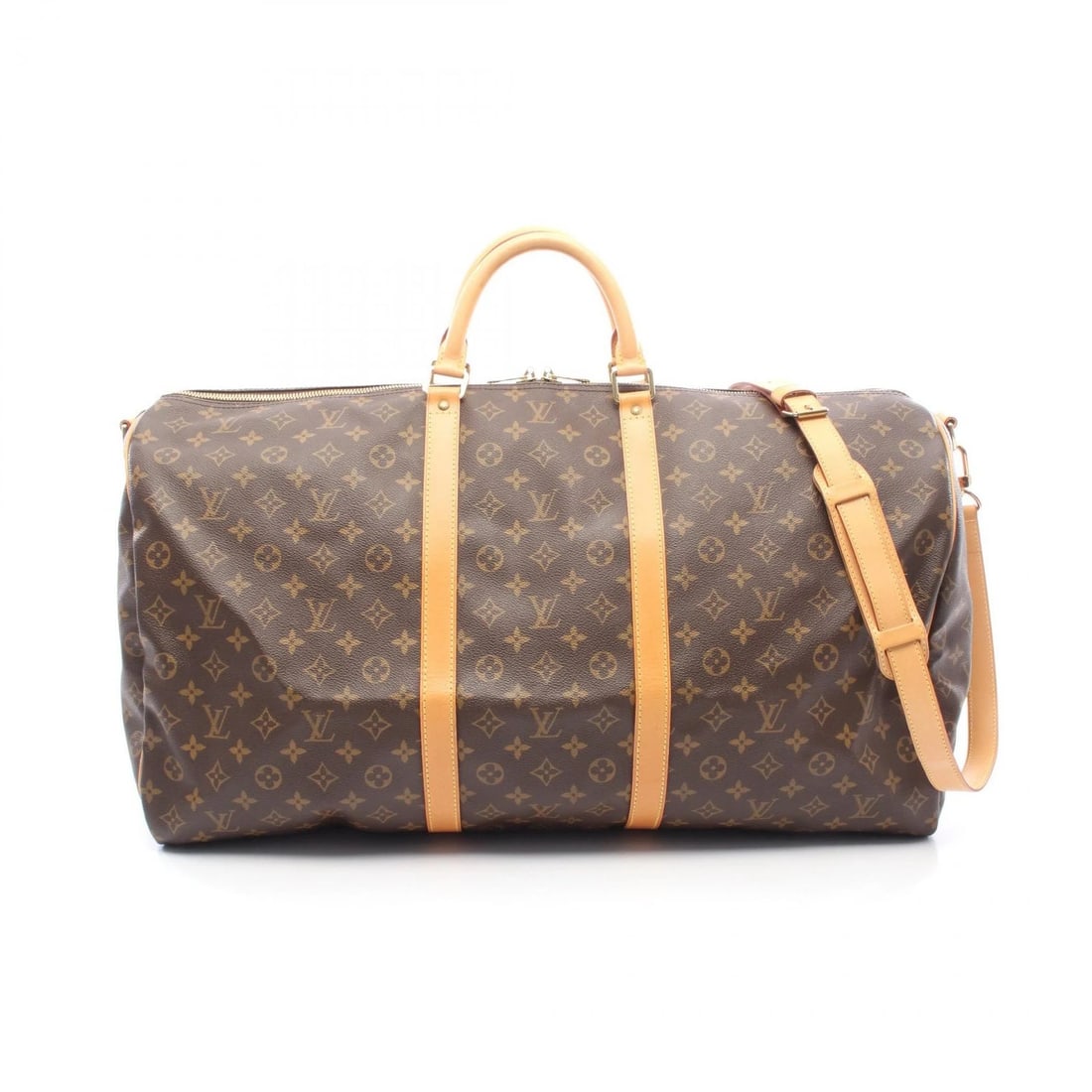 LOUIS VUITTON KEEPALL BANDOURIERE 60 TRAVEL SHOULDER BAG: LOUIS VUITTON Keepall Bandouriere 60 travel shoulder bag Brand: LOUIS VUITTON Type: Boston bag Material: Monogram × PVC coated canvas × leather Color: Brown??ish colors Size: H:32cm x W:60cm x D:26c