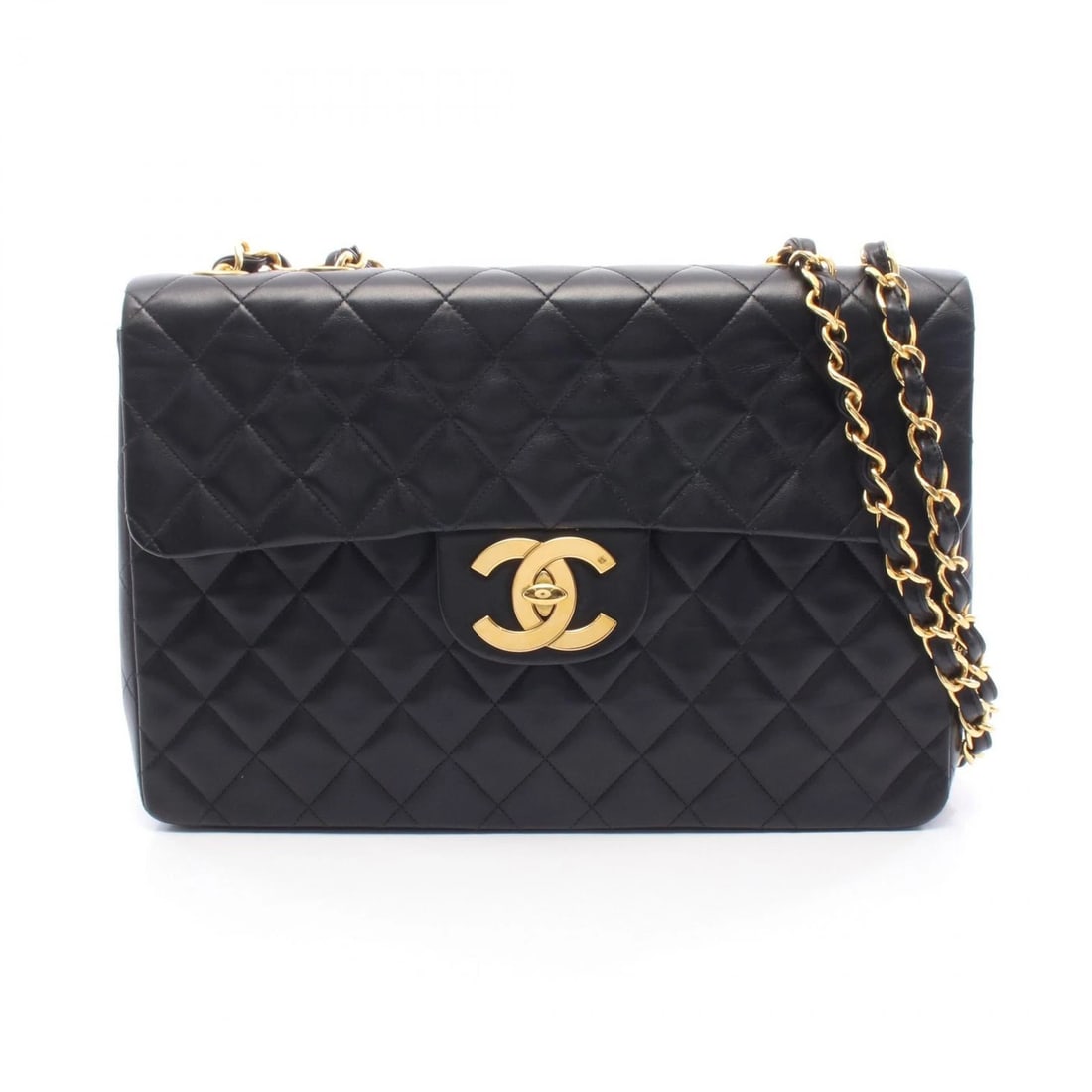 CHANEL JUMBO MATELASSE 34 SINGLE FLAP CHAIN SHOULDER BAG (1 of 4)