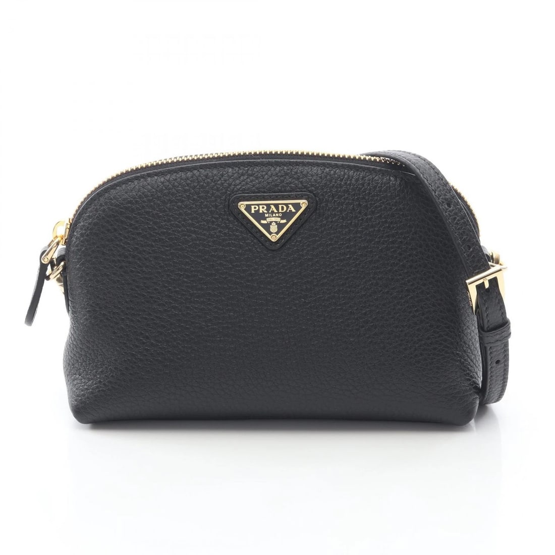PRADA VIT.DAINO SOFT CROSSBODY SHOULDER BAG: PRADA VIT.DAINO SOFT Crossbody Shoulder Bag Brand: PRADA Type: Shoulder Bag Material: leather Color: Black??ish colors Size: H:12cm x W:18cm x D:6.5cm (H:4.7" x W:7.1" x D:2.6") Accessories: None