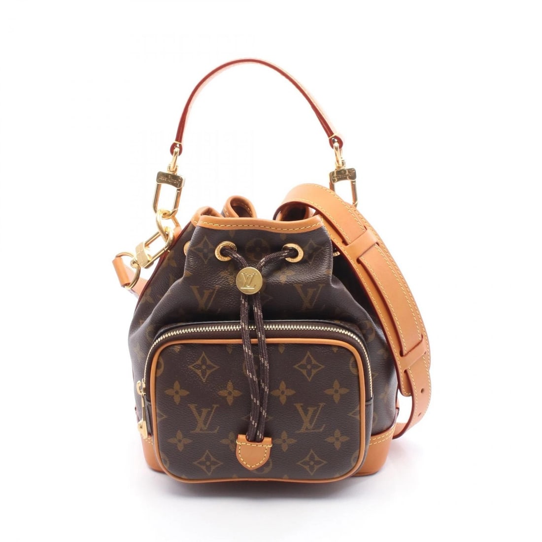 LOUIS VUITTON NOE CARGO 2WAY CROSSBODY SHOULDER HANDBAG: LOUIS VUITTON Noe Cargo 2Way Crossbody Shoulder Handbag Brand: LOUIS VUITTON Type: Handbag Material: Monogram × PVC coated canvas × leather Color: Brown??ish colors Size: H:23.5cm x W:20.5cm x D:12.