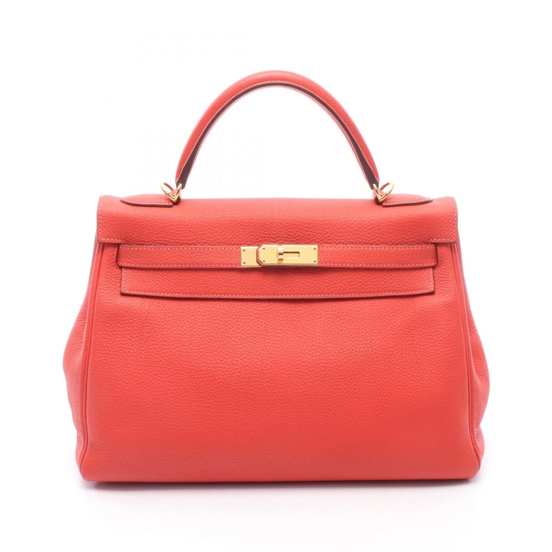 HERMES KELLY 32 INSIDE TITCHED SHOUDLER HANDBAG: HERMES Kelly 32 Inside titched shoudler Handbag Brand: HERMES Type: Handbag Material: Togo leather × leather × Togo leather Color: Rouge pivoine / Red??ish colors Size: H:23cm x W:32cm x D:12cm (H:9