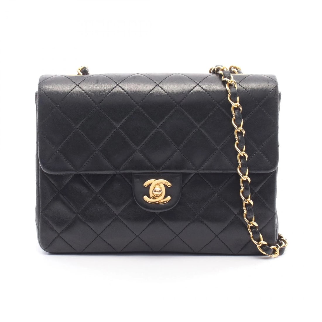 CHANEL MINI MATELASSE 20 CHAIN SHOULDER CROSSBODY BAG: CHANEL Mini Matelasse 20 chain Shoulder crossbody Bag Brand: CHANEL Type: Shoulder Bag Material: Lambskin (sheep leather) Color: Black??ish colors Size: H:15cm x W:20cm x D:6cm (H:5.9" x W:7.9" x D:2.
