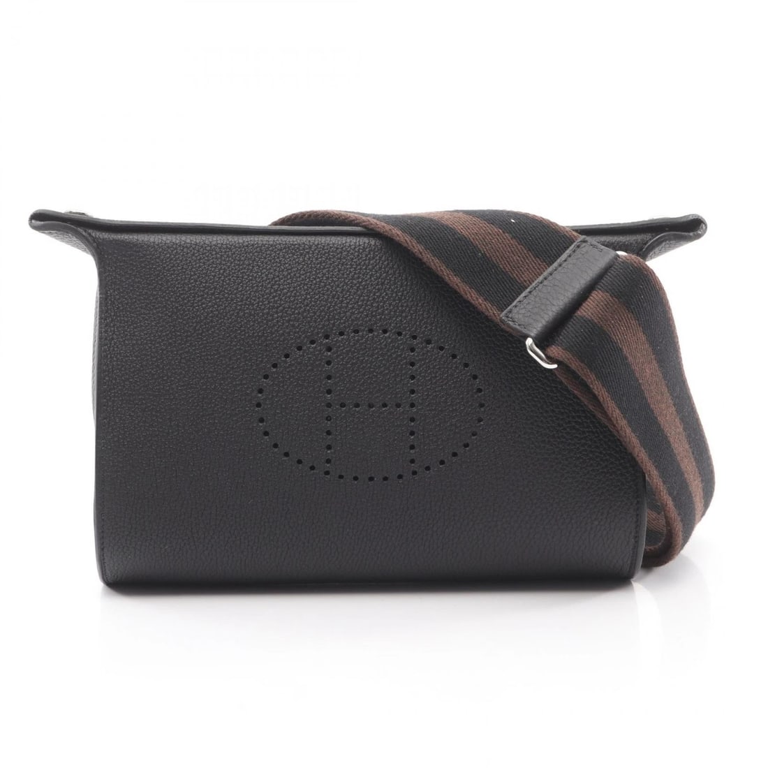 HERMES VIDE POCHE SHOULDER CROSSBODY BAG: HERMES Vide Poche Shoulder Crossbody Bag Brand: HERMES Type: Shoulder Bag Material: Togo leather × leather × Togo leather Color: Black??ish colors Size: H:14cm x W:21cm x D:4cm (H:5.5" x W:8.3" x