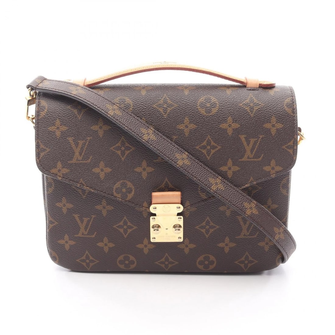 LOUIS VUITTON POCHETTE METIS MM CROSSBODY HANDBAG: LOUIS VUITTON Pochette Metis MM crossbody Handbag Brand: LOUIS VUITTON Type: Handbag Material: Monogram × PVC coated canvas × leather Color: Brown??ish colors Size: H:18.5cm x W:24cm x D:6.5cm (H:7.