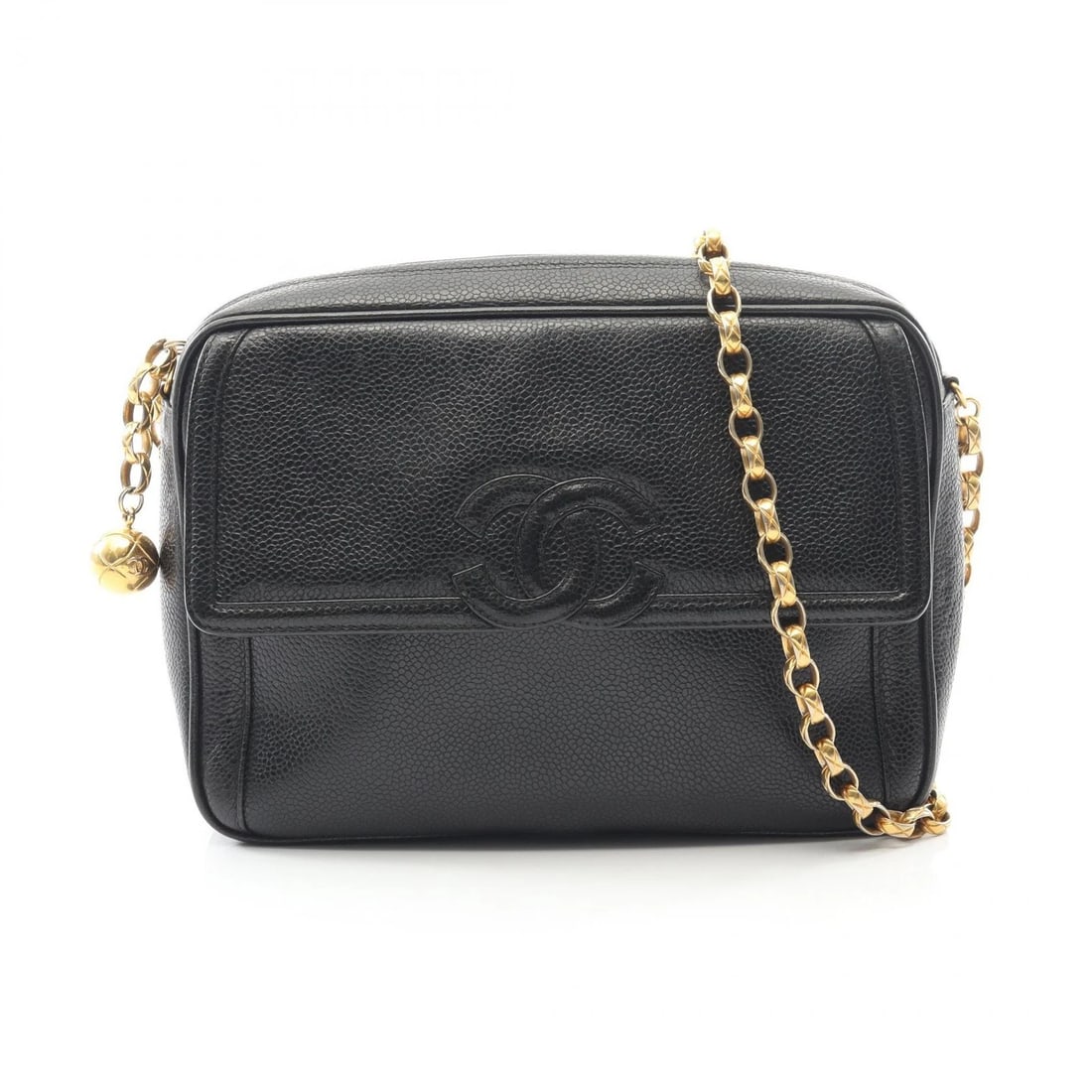 CHANEL COCO MARK SHOULDER CHAIN CROSSBODY BAG: CHANEL COCO Mark Shoulder chain crossbody Bag Brand: CHANEL Type: Shoulder Bag Material: leather × Calfskin (cowhide) Color: Black??ish colors Size: H:16cm x W:23cm x D:5.5cm (H:6.3" x W:9.1" x D:2.2