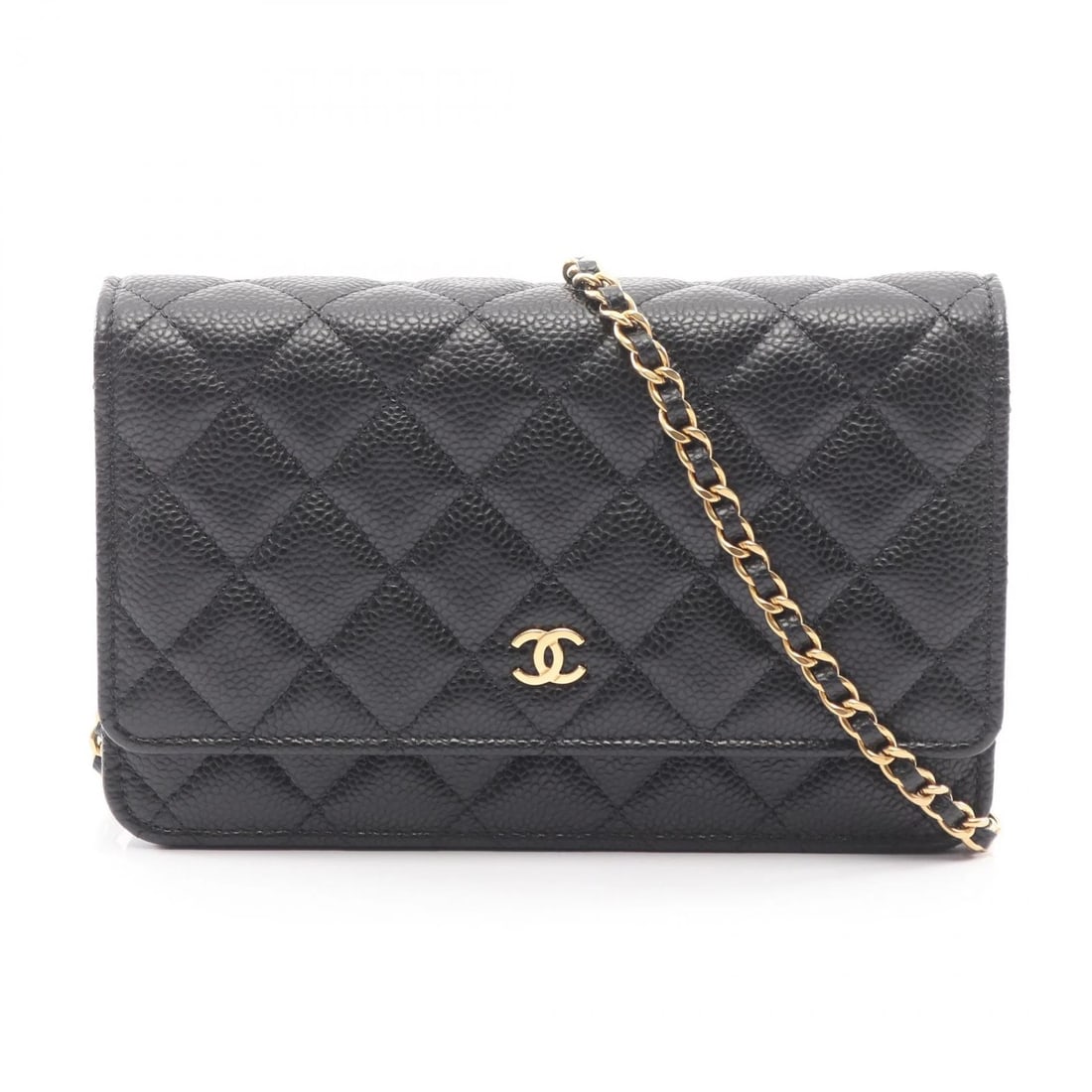 CHANEL MATELASSE CHAIN SHOULDER BAG: CHANEL Matelasse Chain Shoulder Bag Brand: CHANEL Type: Shoulder Bag Material: leather × grained calf leather Color: Black??ish colors Size: H:12cm x W:19cm x D:3cm (H:4.7" x W:7.5" x D:1.2") Acce