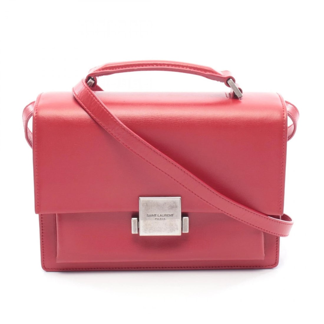 SAINT LAURENT PARIS BELLECHASSE MEDIUM SHOULDER BAG: SAINT LAURENT PARIS BelleChasse Medium Shoulder Bag Brand: SAINT LAURENT PARIS Type: Shoulder Bag Material: leather Color: Red??ish colors Size: H:15cm x W:22cm x D:6.5cm (H:5.9" x W:8.7" x D:2.6") Ha