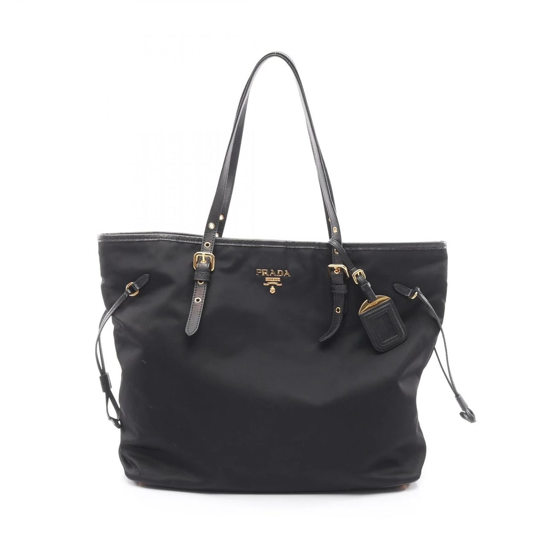 PRADA TESSUTO SAFFIANO SHOULDER HAND TOTE BAG: PRADA TESSUTO SAFFIANO shoulder hand Tote Bag Brand: PRADA Type: Tote Bag Material: Nylon × Saffiano leather Color: Black??ish colors Size: H:32cm x W:36cm x D:15cm (H:12.6" x W:14.2" x D:5.9") Handl