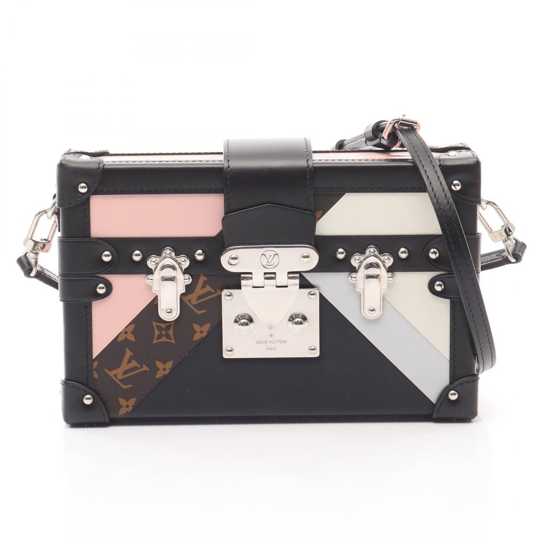 LOUIS VUITTON PETIT MAR SHOULDER BAG: LOUIS VUITTON Petit Mar Shoulder Bag Brand: LOUIS VUITTON Type: Shoulder Bag Material: Monogram × leather × PVC coated canvas Color: Pink / Pink??ish colors × Multicolor??ish colors Size: H:12.5cm 