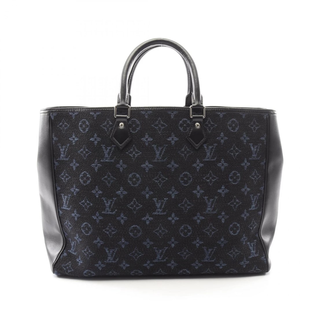 LOUIS VUITTON GRAND SAC TOTE HANDBAG: LOUIS VUITTON Grand Sac Tote Handbag Brand: LOUIS VUITTON Type: Tote Bag Material: Monogram / Jacquard × canvas × leather Color: Black??ish colors Size: H:33.5cm x W:43cm x D:13.5cm (H:13.2" x W:16.