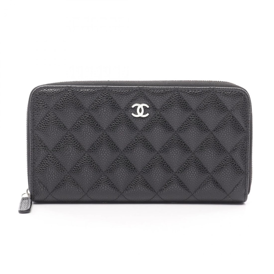 CHANEL CLASSIC LONG ZIP WALLET: CHANEL Classic Long Zip Wallet Brand: CHANEL Type: Around long wallet Material: leather × Grained calfskin Color: Black??ish colors Size: H:10.5cm x W:19cmx D:2cm (H:4.1" x W:7.5"x D:0.8)