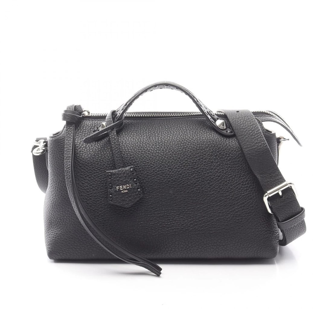 FENDI BY THE WAY SELLERIA MEDIUM SHOULDER HANDBAG: FENDI BY THE WAY Selleria Medium shoulder Handbag Brand: FENDI Type: Handbag Material: leather Color: Black??ish colors Size: H:18cm x W:28cm x D:12cm (H:7.1" x W:11.0" x D:4.7") Handle?18cm(7.1")