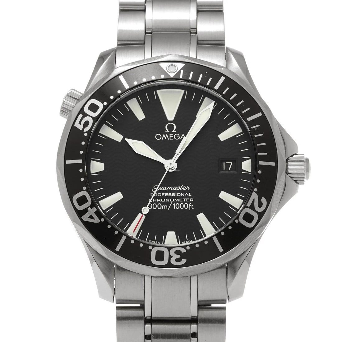 OMEGA SEAMASTER PROFESSIONAL BLACK WATCH: OMEGA Seamaster Professional Black WATCH Brand: OMEGA Type: Wristwatch Material: Band Material Stainless steel, Case Material Stainless steel Color: Dial Color Black Size: ??Case? H/about 41mm W/about