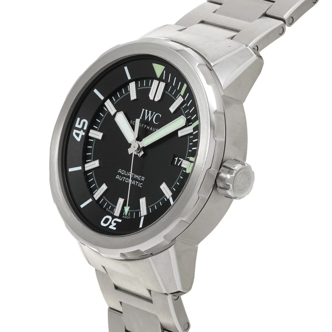 IWC AQUATIMER AUTOMATIC BLACK WATCH - 2