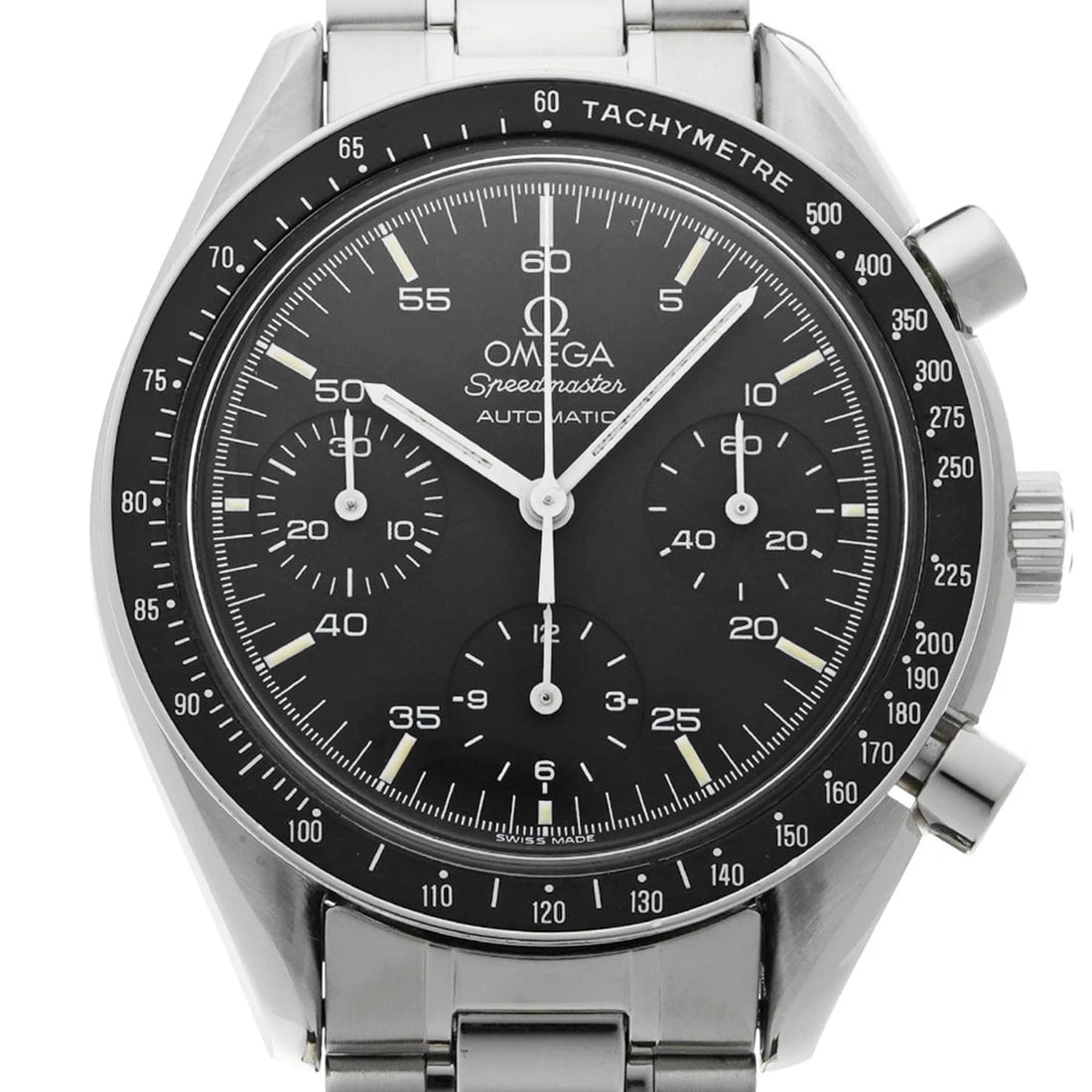 OMEGA SPEEDMASTER AUTOMATIC BLACK WATCH - 4