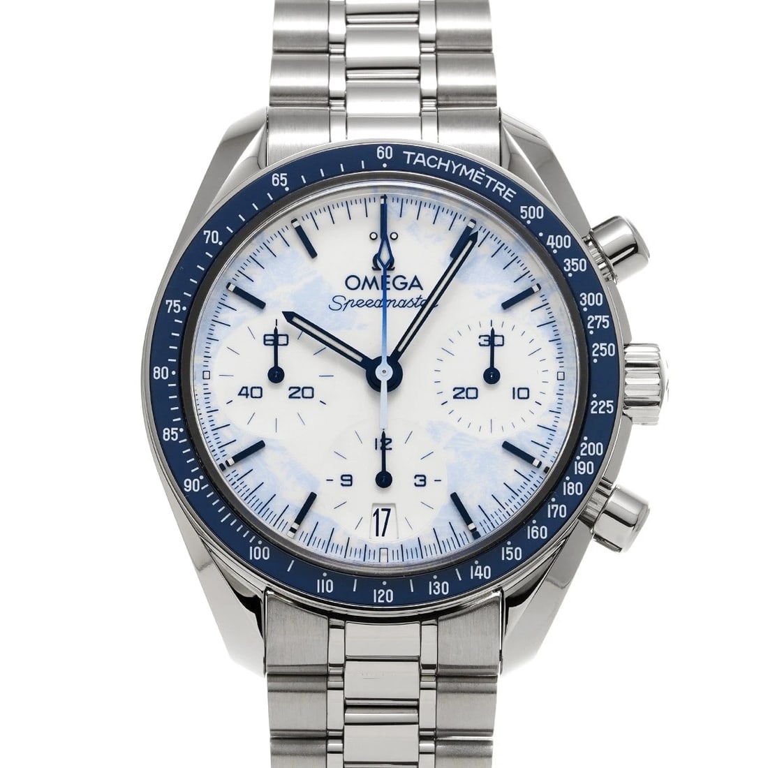 OMEGA SPEEDMASTER MILAN-CORTINA WHITE WATCH (1 of 4)
