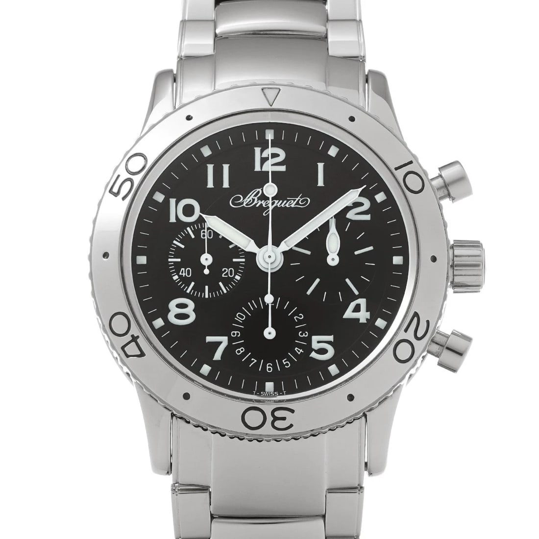 BREGUET AERONAVAL TYPE XX BLACK WATCH: Breguet Aeronaval Type XX Black WATCH Brand: Breguet Type: Wristwatch Material: Band Material Stainless steel, Case Material Stainless steel Color: Dial Color Black Size: ??Case? H/about 39mm W/about 