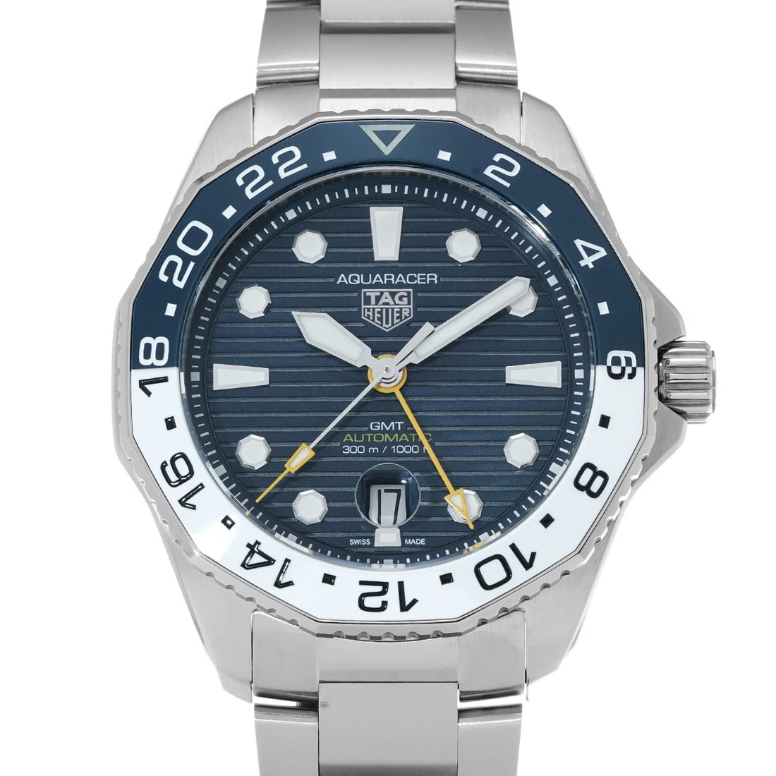 TAG HEUER AQUARACER PROFESSIONAL CALIBER GMT BLUE WATCH: TAG HEUER Aquaracer Professional Caliber GMT Blue WATCH Brand: TAG HEUER Type: Wristwatch Material: Band Material Stainless steel, Case Material Stainless steel Color: Dial Color Blue Size: ??Case? H/