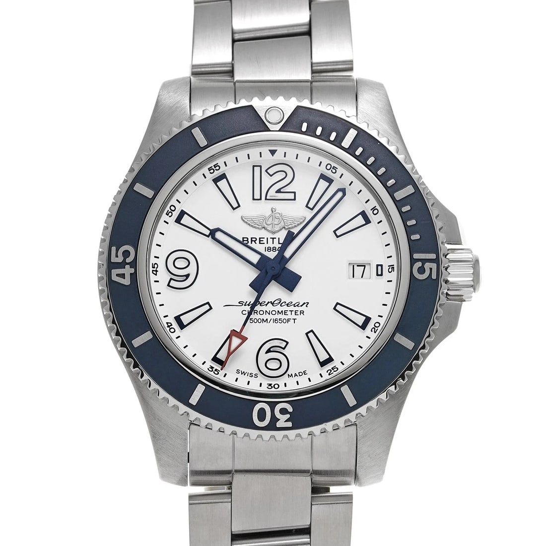 BREITLING SUPEROCEAN AUTOMATIC WHITE WATCH (1 of 4)