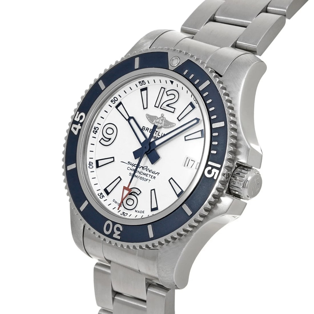 BREITLING SUPEROCEAN AUTOMATIC WHITE WATCH - 2