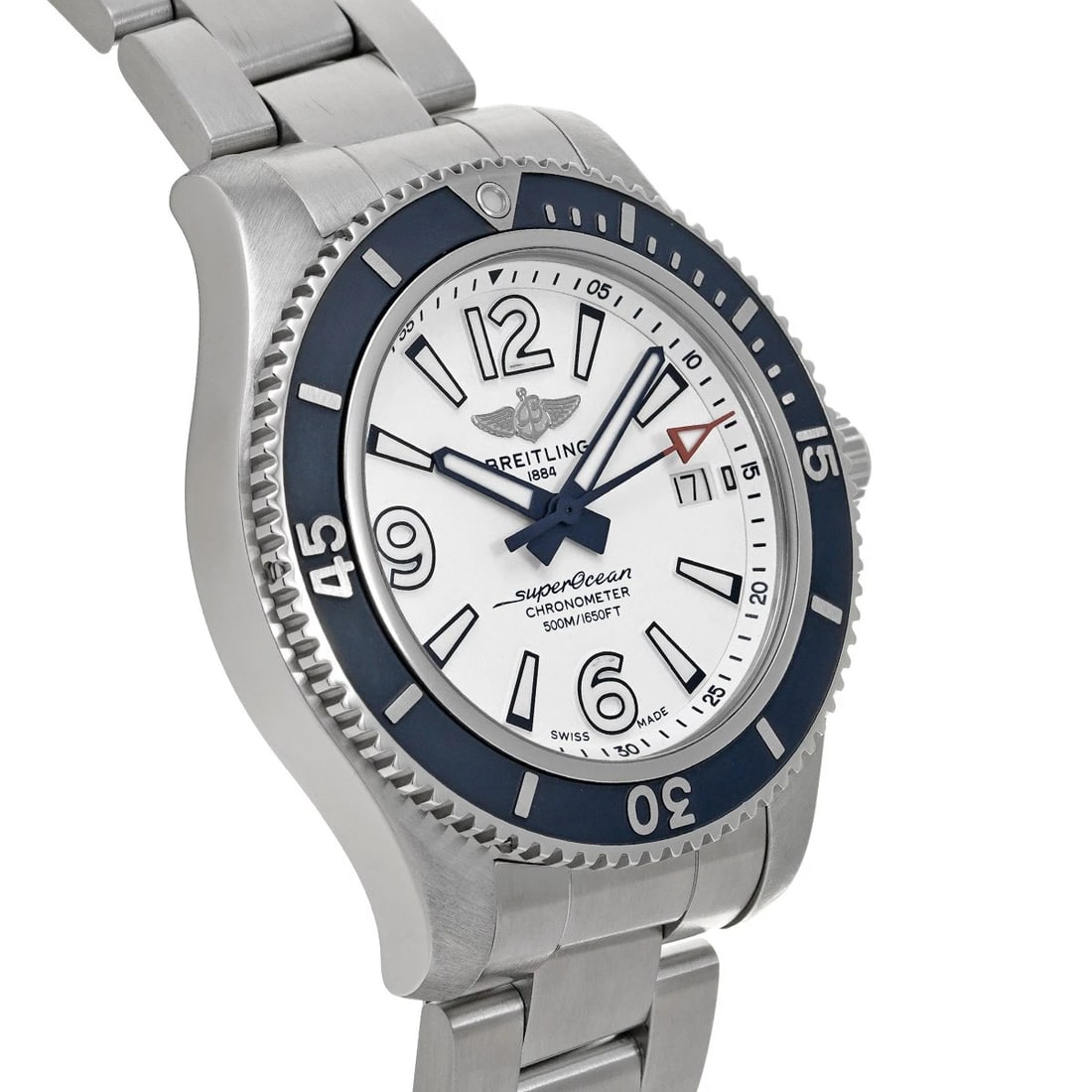 BREITLING SUPEROCEAN AUTOMATIC WHITE WATCH - 3