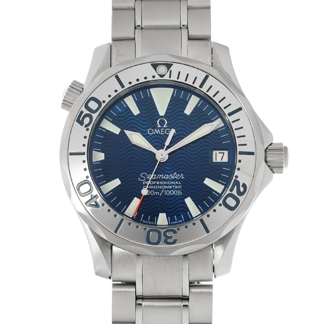 OMEGA SEAMASTER PROFESSIONAL BLUE WATCH: OMEGA Seamaster Professional Blue WATCH Brand: OMEGA Type: Wristwatch Material: Band Material Stainless steel, Case Material Stainless steel Color: Dial Color blue Size: ??Case? H/about 36.25mm W/abou