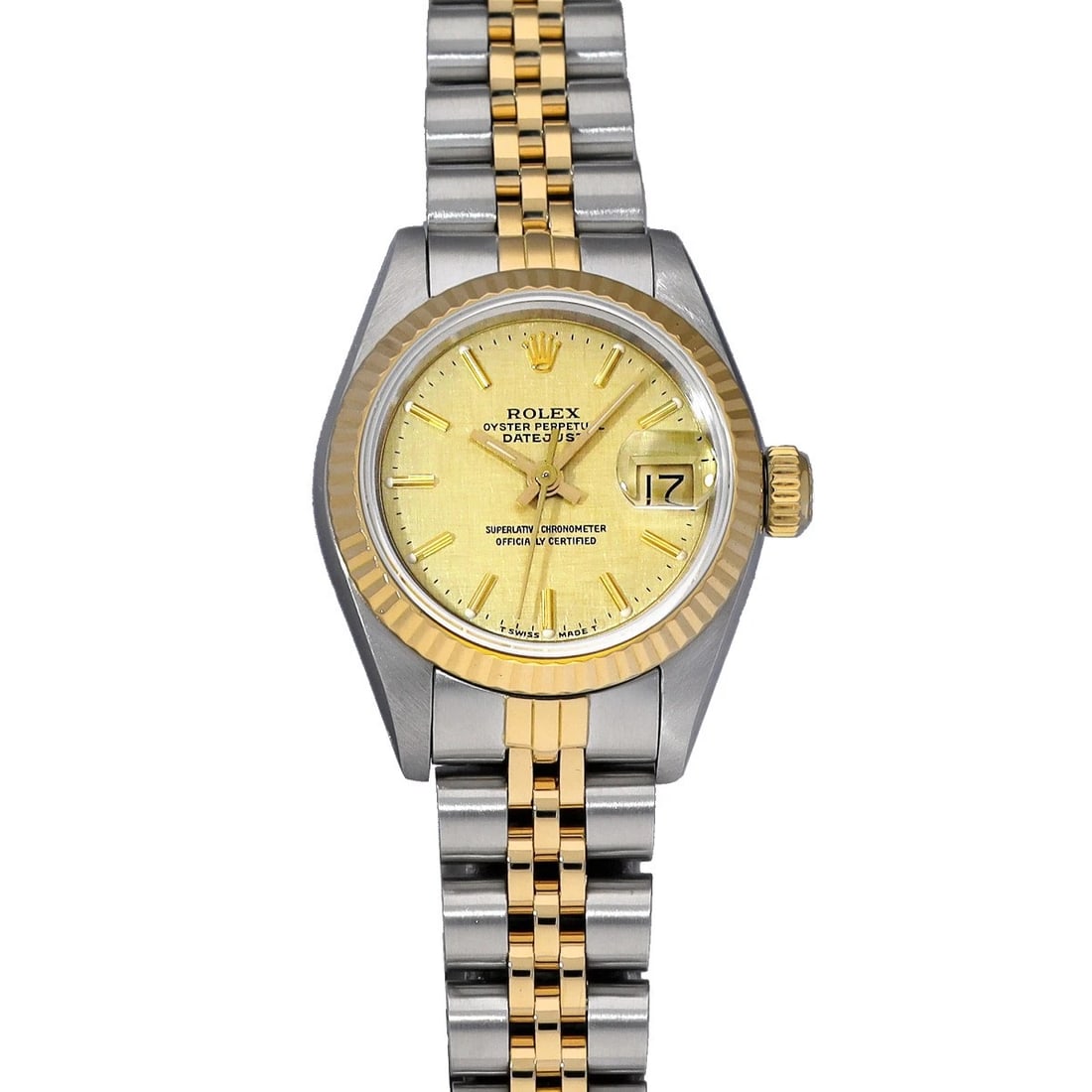 ROLEX DATEJUST CHAMPAGNE MOSAIC WATCH: ROLEX Datejust Champagne Mosaic WATCH Brand: ROLEX Type: Wristwatch Material: Band Material Stainless steel/Yellow Gold, Case Material Stainless steel Color: Dial Color Champagne Size: ??Case? H/about